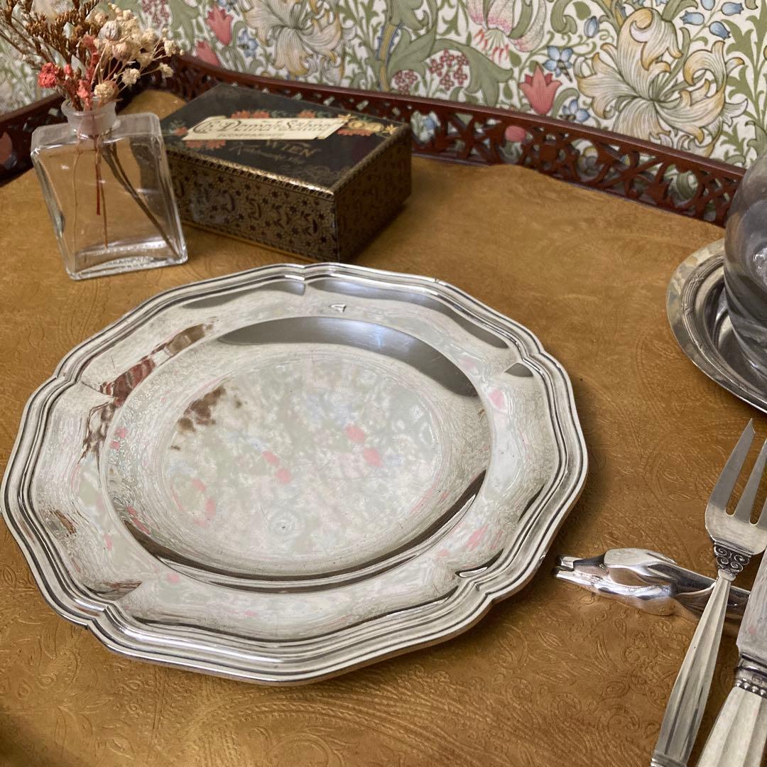 【純銀/約322g】ピュイフォルカ リムプレート