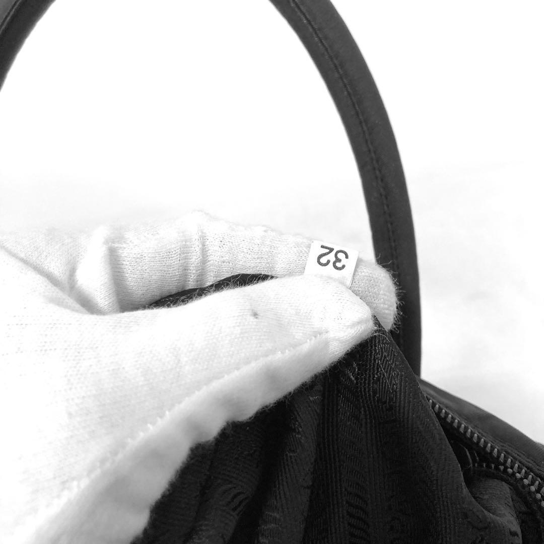 良品　PRADA プラダ　トートバッグ　ナイロン　ショルダーバッグ　黒　ブラック