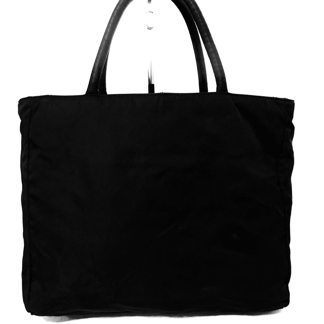 良品　PRADA プラダ　トートバッグ　ナイロン　ショルダーバッグ　黒　ブラック
