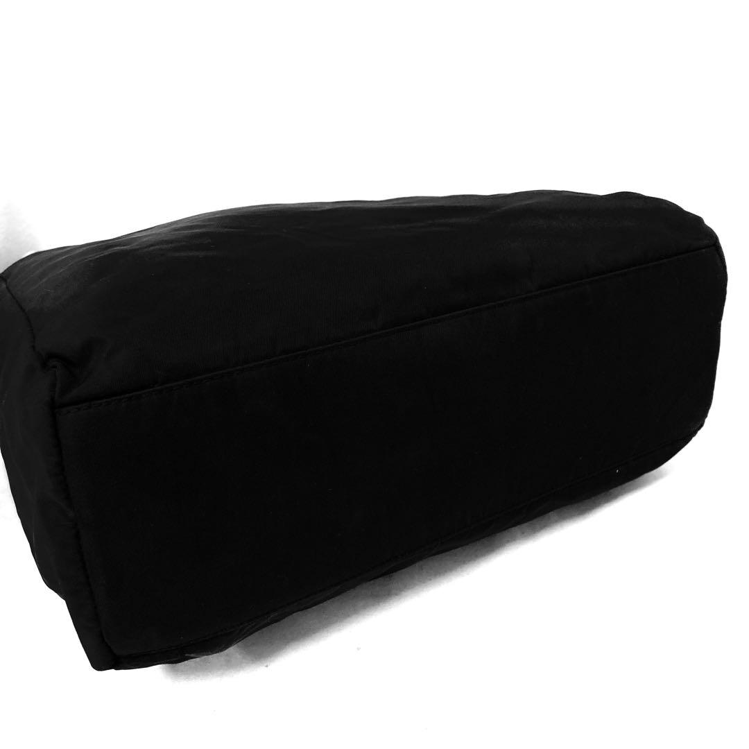 良品　PRADA プラダ　トートバッグ　ナイロン　ショルダーバッグ　黒　ブラック