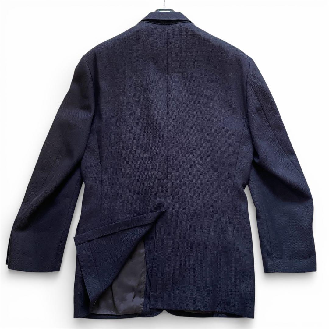 【良品】ブルックスブラザーズ 紺ブレ 金ボタン モヘア混 パーソナルオーダー L