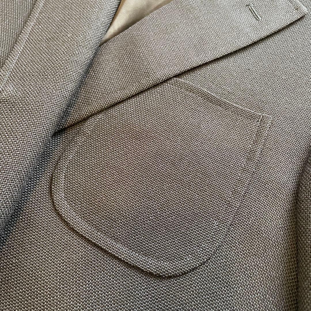 【良品】ブルックスブラザーズ 紺ブレ 金ボタン モヘア混 パーソナルオーダー L