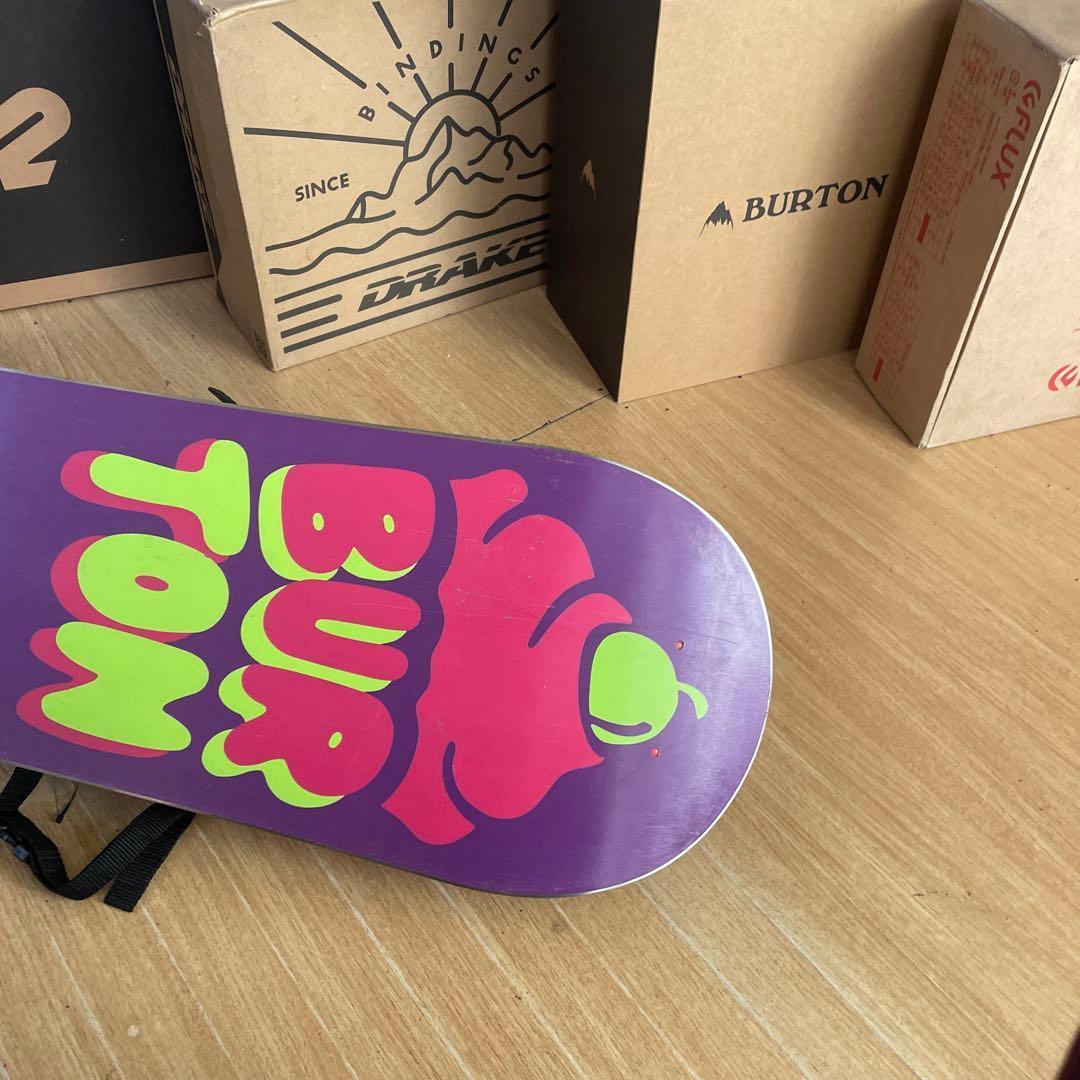 BURTON　キッズスノーボードセット　125cm　バートン　バイン付4点セット