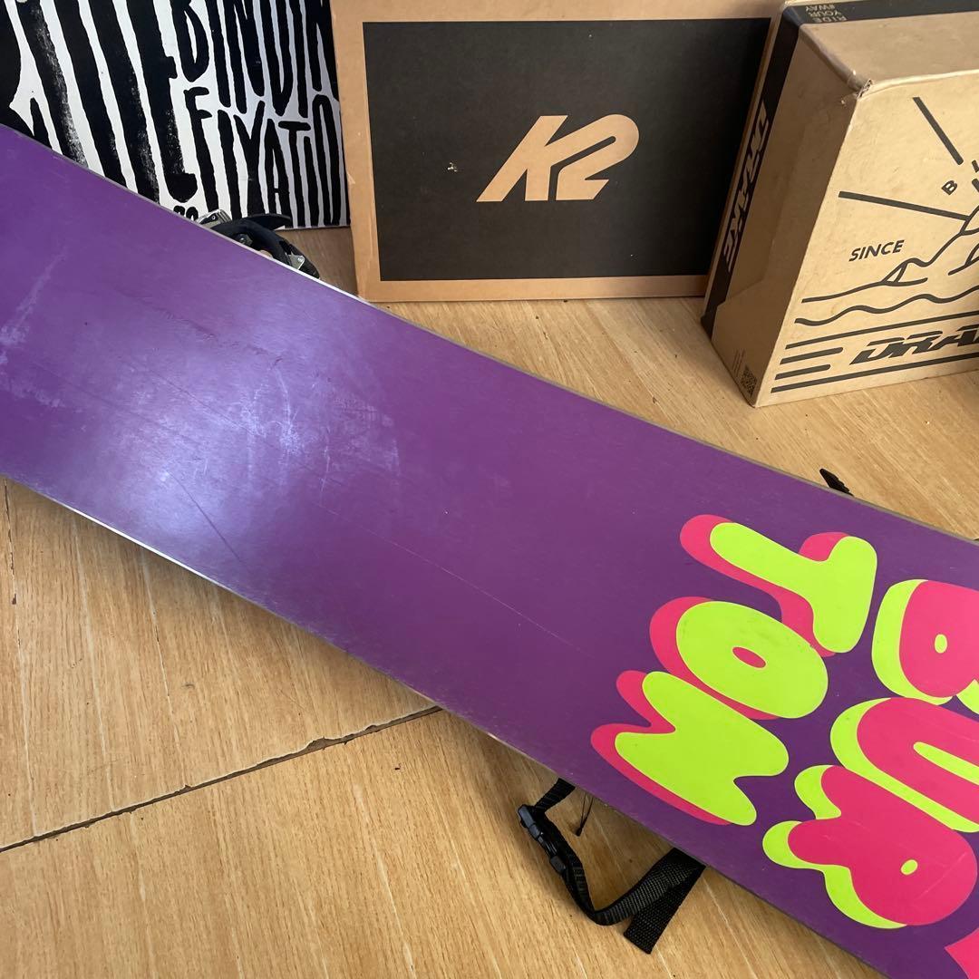 BURTON　キッズスノーボードセット　125cm　バートン　バイン付4点セット