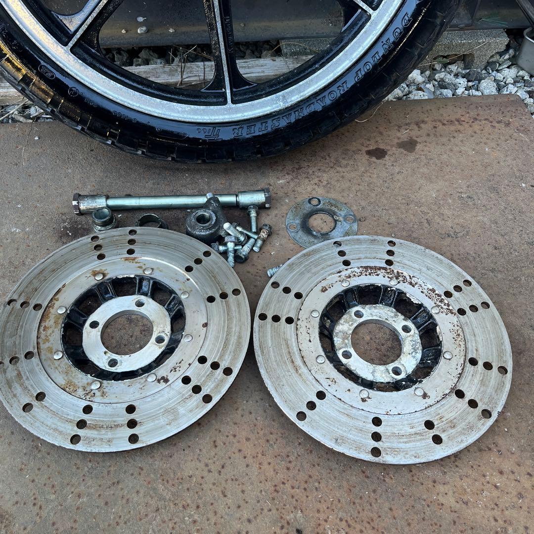 だ*ん様 KZ650 Z650 フロント　ホイール ローターセット