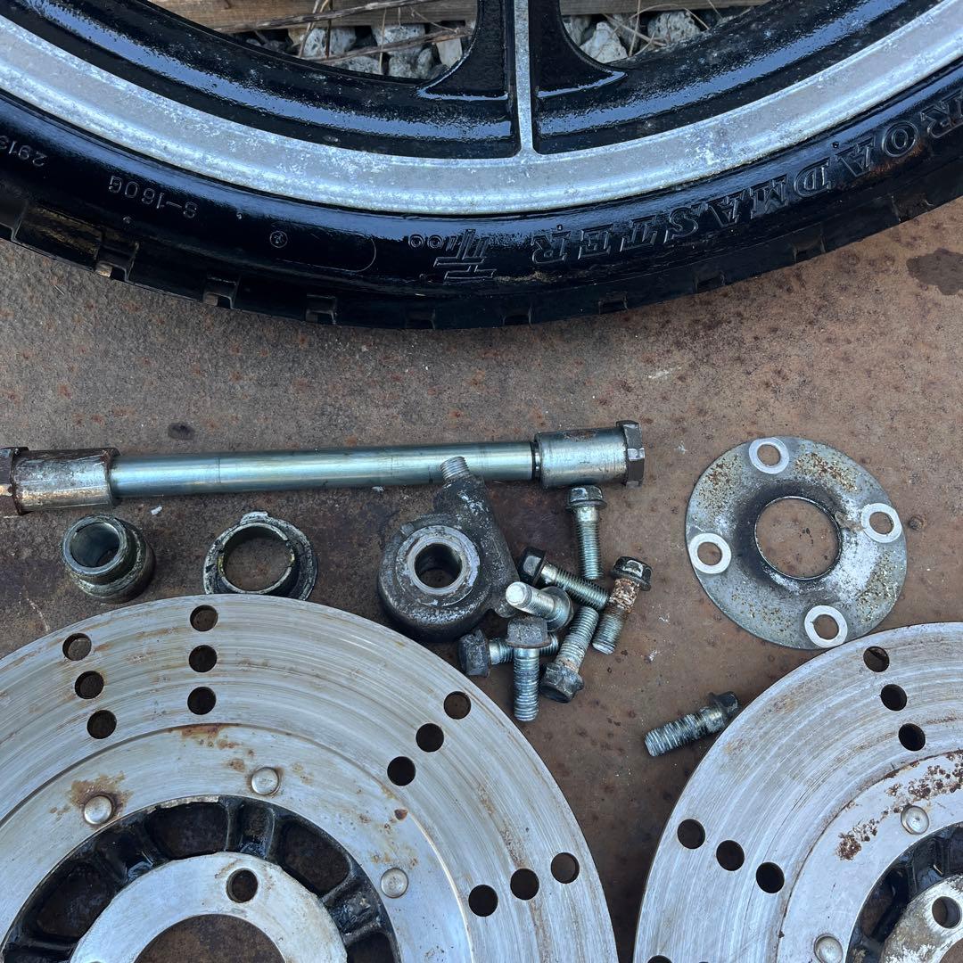 だ*ん様 KZ650 Z650 フロント　ホイール ローターセット