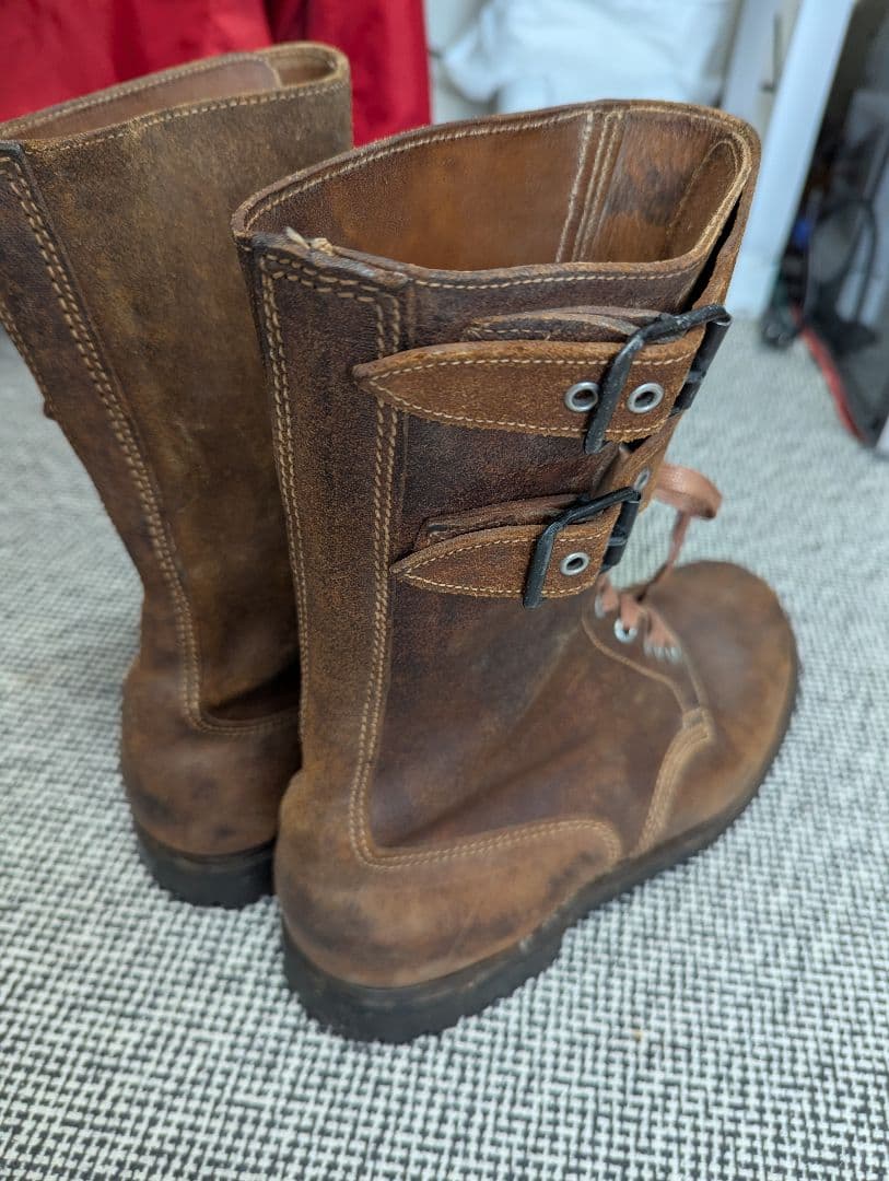 フランス軍実物　2バックルブーツ 28cm