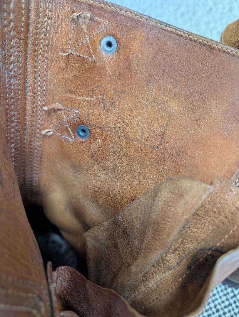 フランス軍実物　2バックルブーツ 28cm