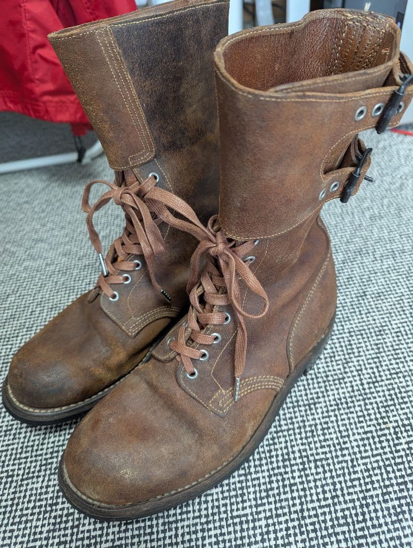 フランス軍実物　2バックルブーツ 28cm