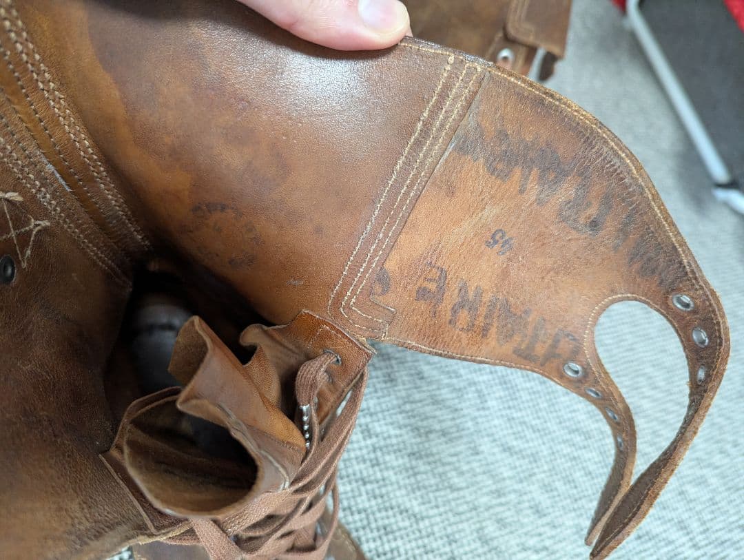 フランス軍実物　2バックルブーツ 28cm