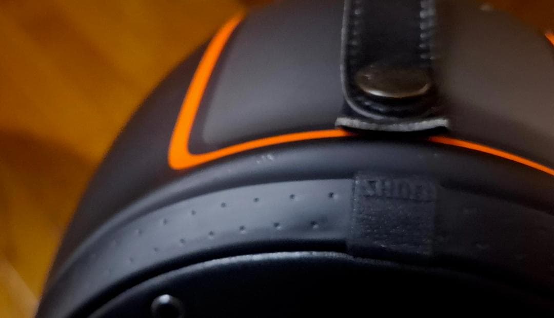 SHOEI　J.Oヘルメット マットブラック/オレンジライン