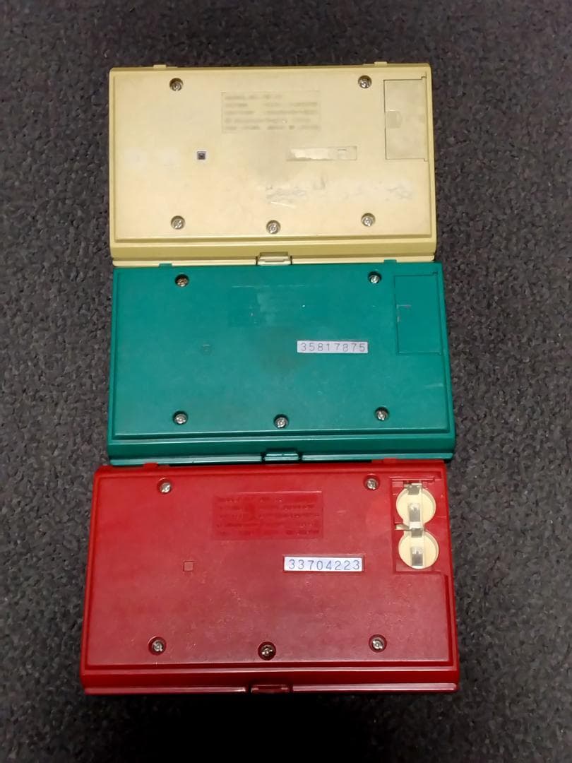 ゲーム&ウォッチ任天堂マルチスクリーン３台セット