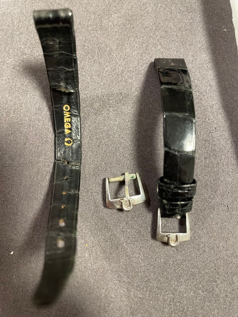 オメガ　OMEGA レディース　Qz 変えベルト付き