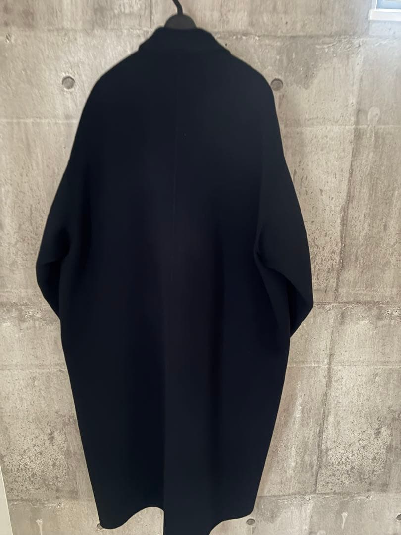 evernavyエバーネイビー　リバーロングコクーンコート　MT ネイビー