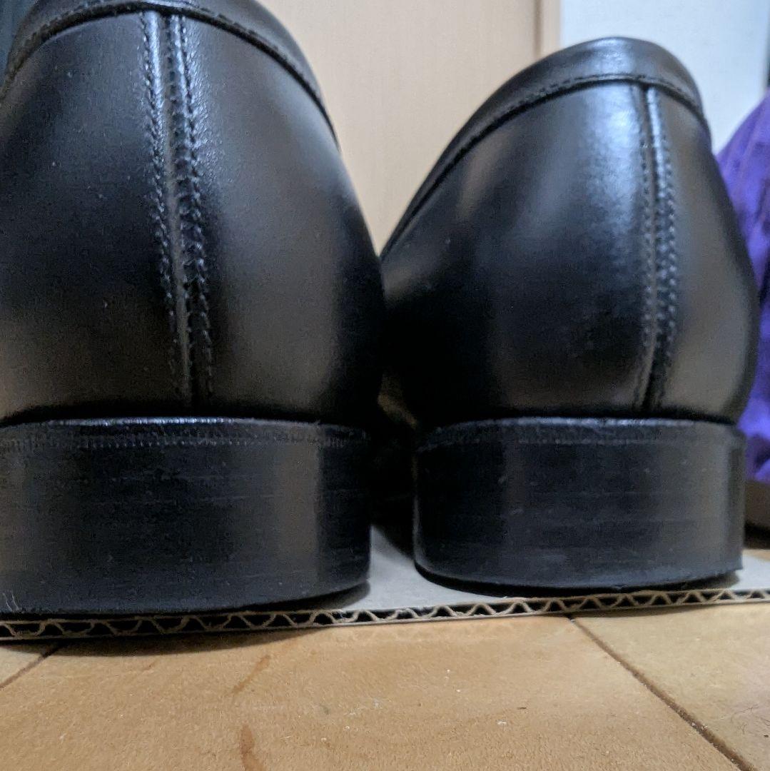 ORIENTAL ブラック ローファー バックル付き　24.5--6.5