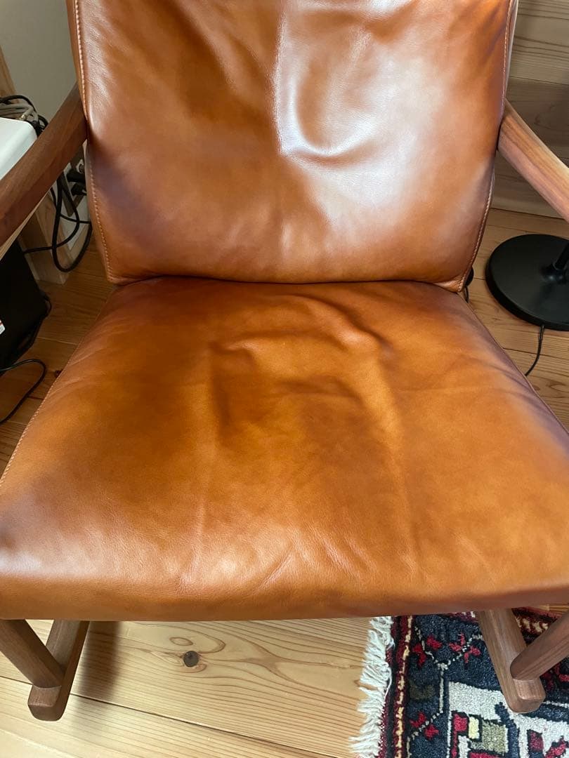 マスターウォールMASTERWAL ロッキングチェア　ブラウンレザー