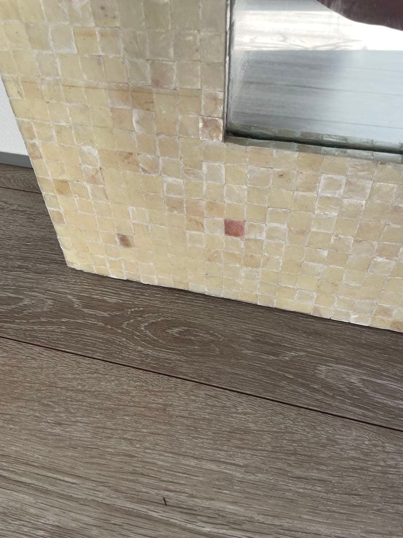 フランフラン　壁掛け鏡　モザイクデザイン