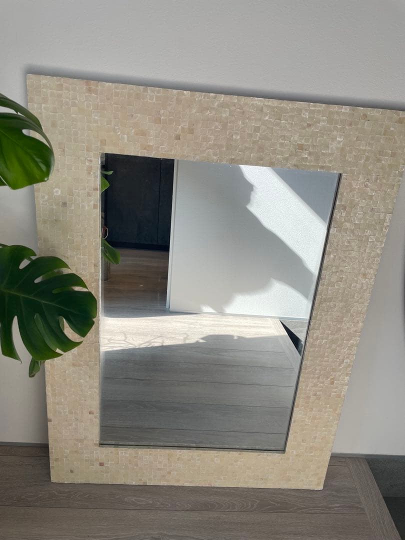 フランフラン　壁掛け鏡　モザイクデザイン