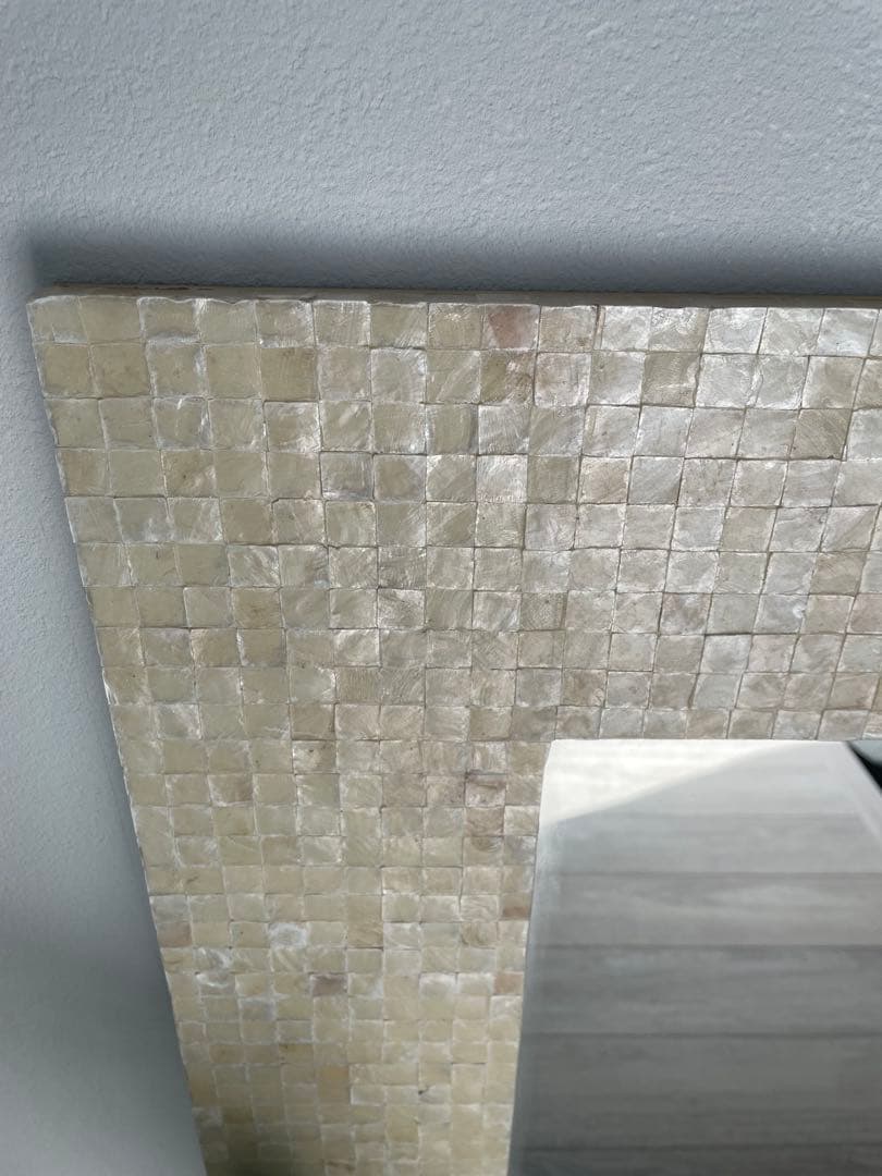 フランフラン　壁掛け鏡　モザイクデザイン