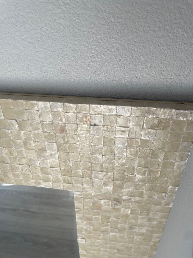 フランフラン　壁掛け鏡　モザイクデザイン