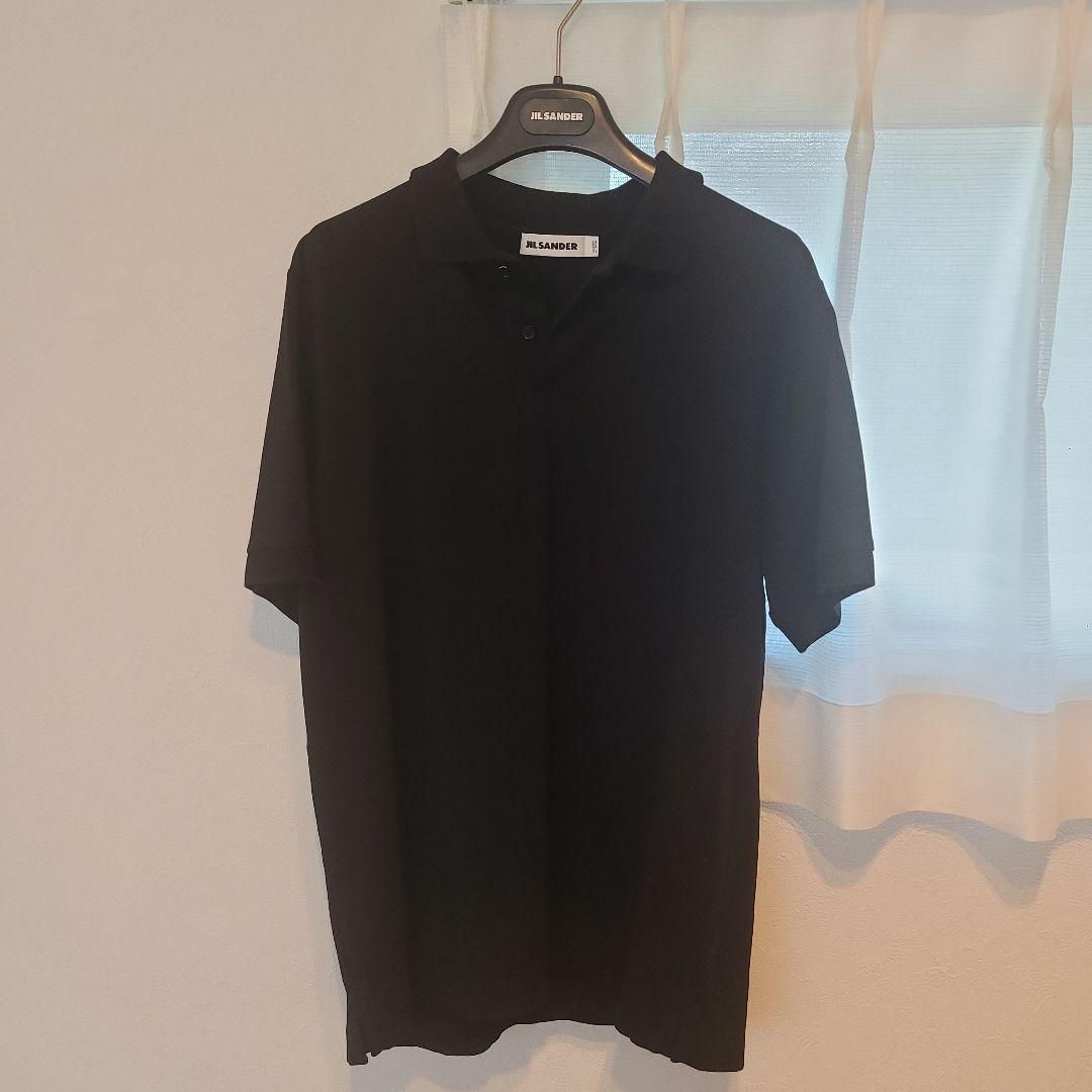 JIL SANDER ブラック ポロシャツ