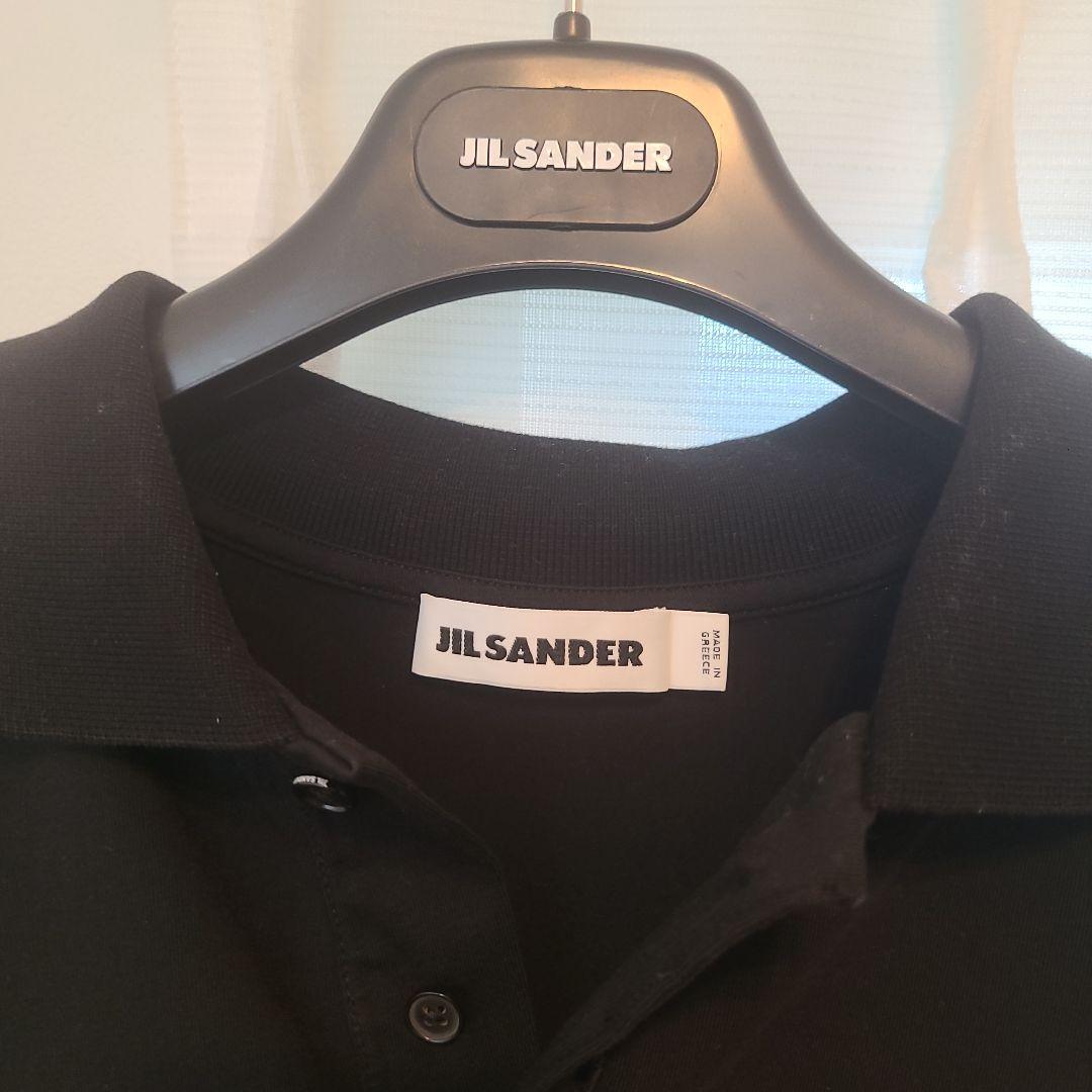 JIL SANDER ブラック ポロシャツ
