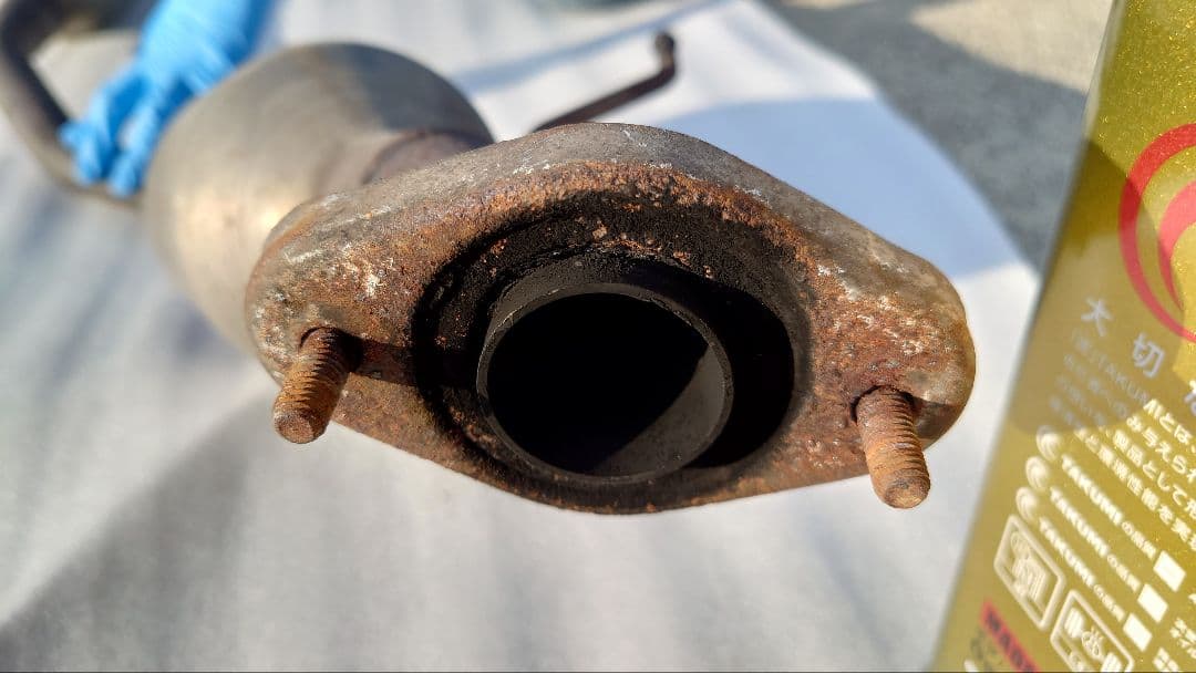 ダイハツ ソニカ L405S 純正オプション　マフラー(フロント側)