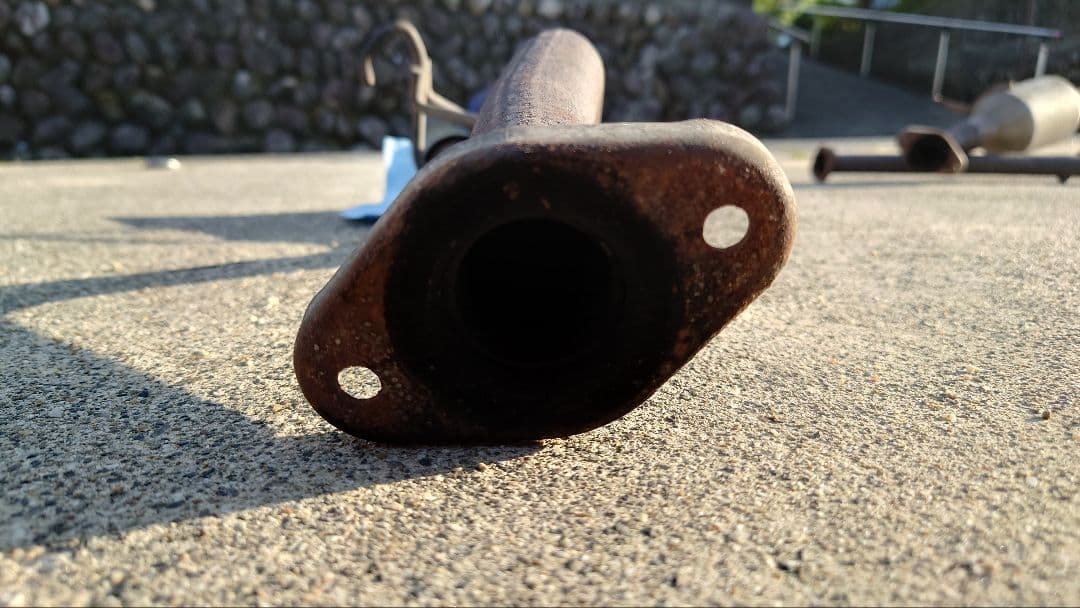 ダイハツ ソニカ L405S 純正オプション　マフラー(フロント側)