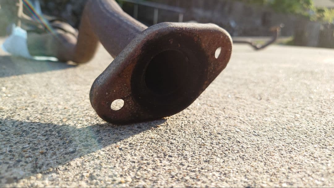 ダイハツ ソニカ L405S 純正オプション　マフラー(フロント側)