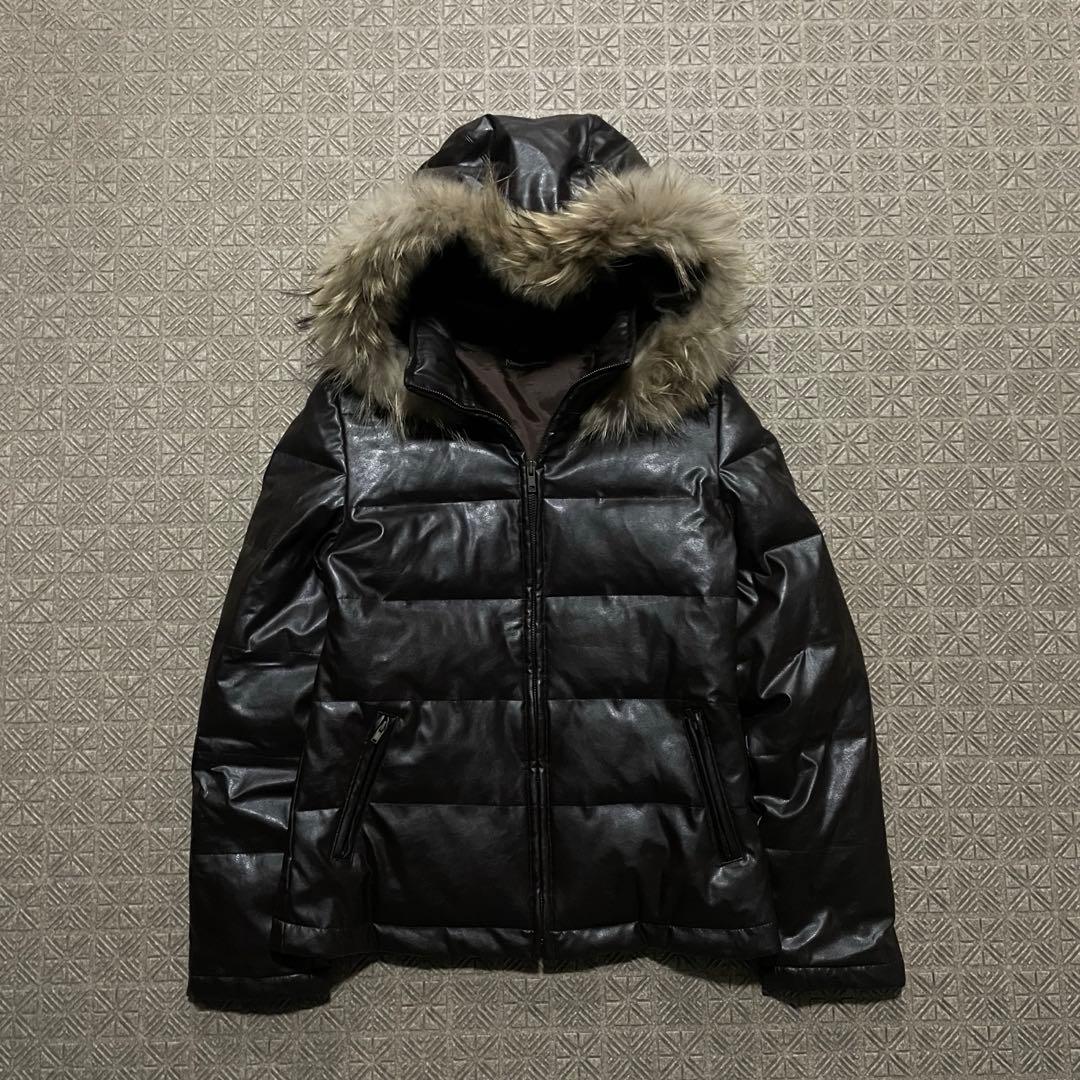 Y2K N2B OPIUM 短丈 フライト ボンバージャケット ファーフード68