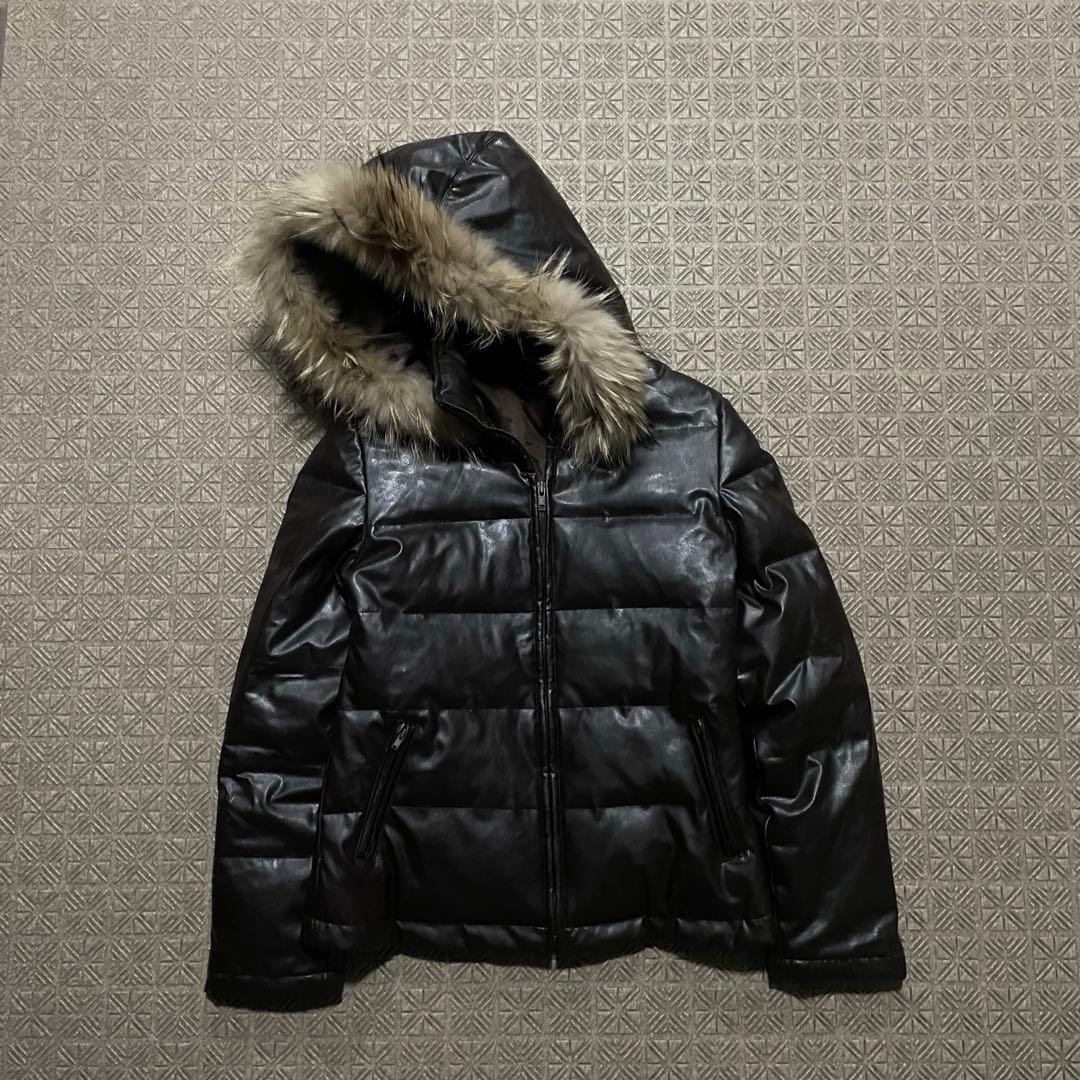 Y2K N2B OPIUM 短丈 フライト ボンバージャケット ファーフード68