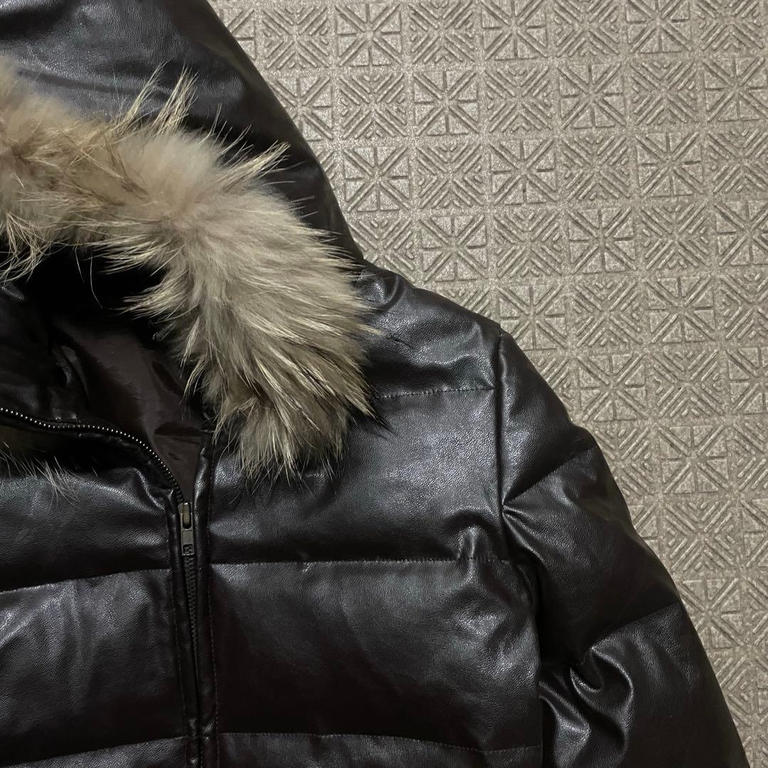 Y2K N2B OPIUM 短丈 フライト ボンバージャケット ファーフード68