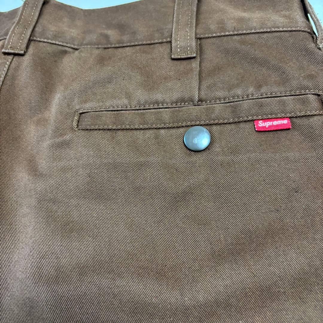 supreme work pant brown シュプリーム ワークパンツ 茶