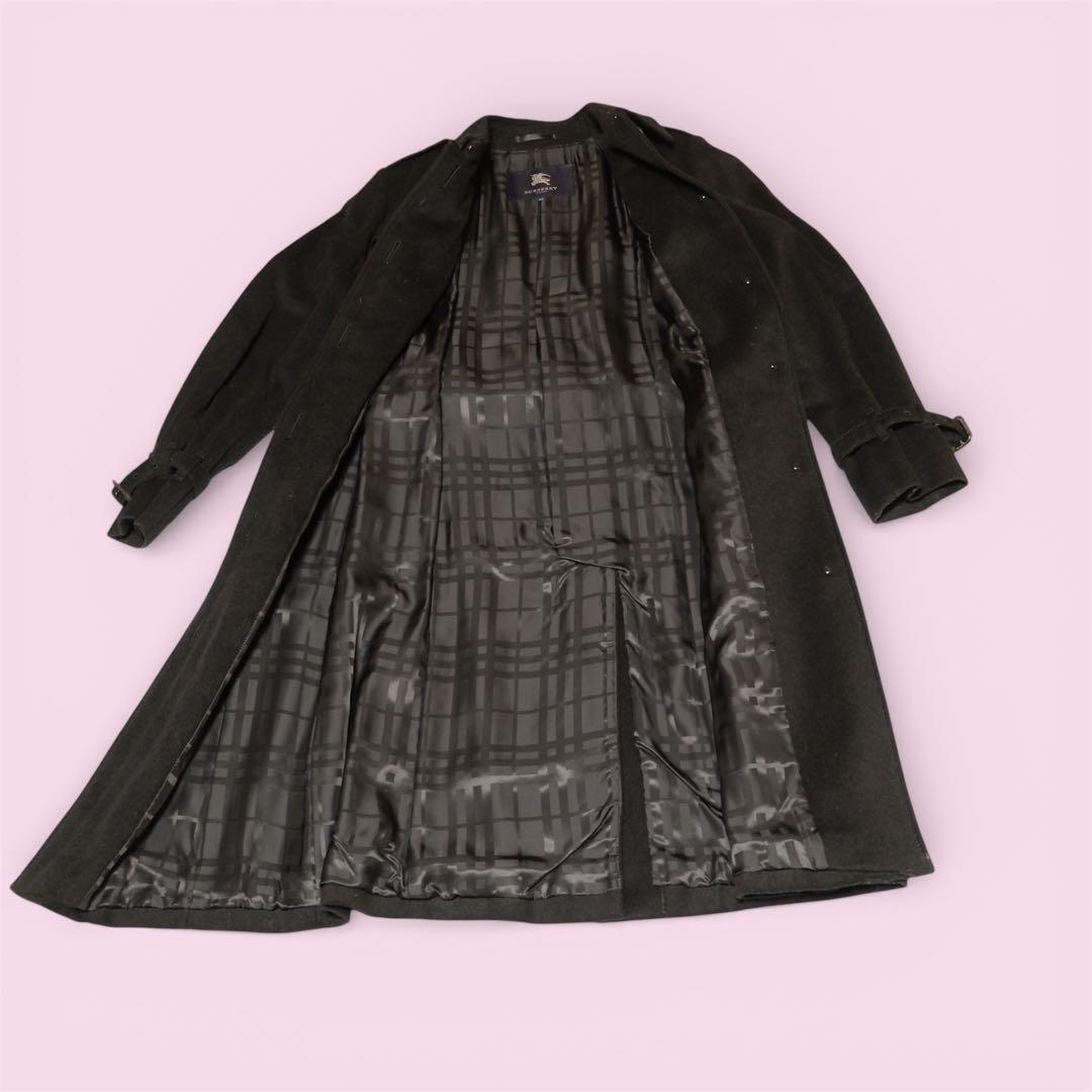 BURBERRY LONDON カシミアブレンド ロングコート Lサイズ