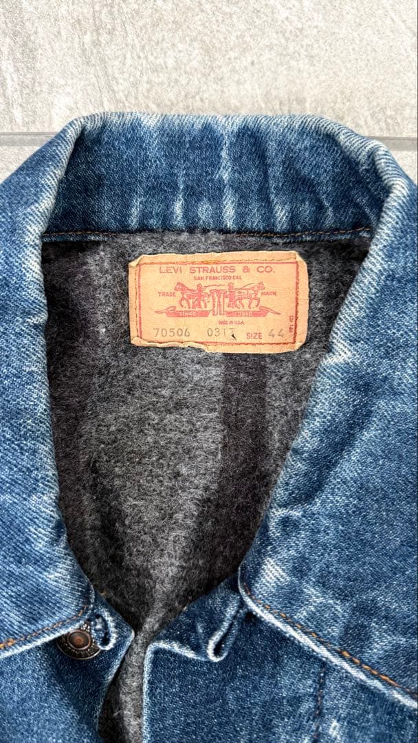 Levi's 70506 デニムジャケット Lサイズ