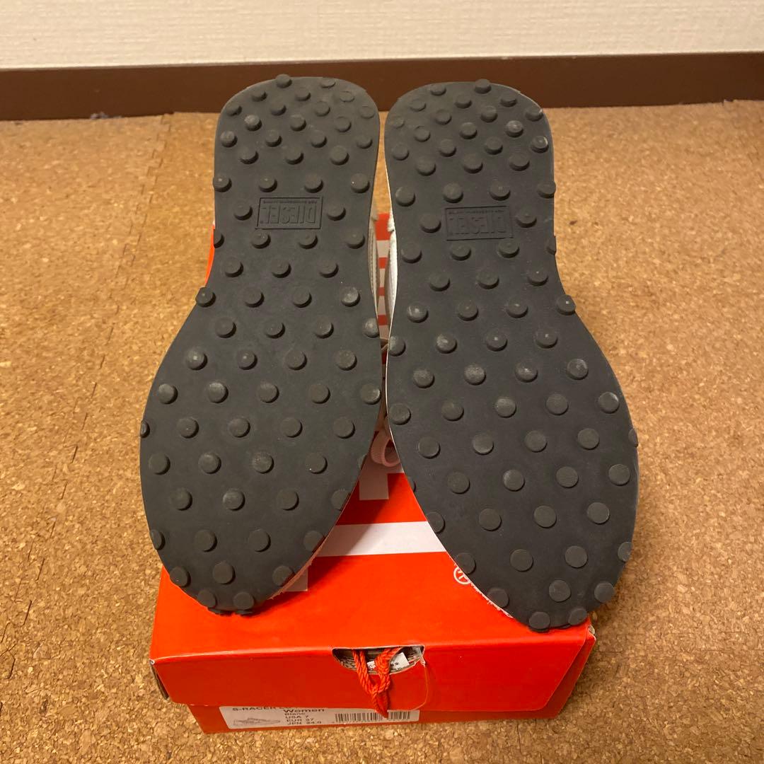 DIESEL ホワイト スニーカー 24cm