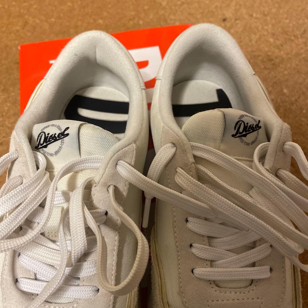 DIESEL ホワイト スニーカー 24cm