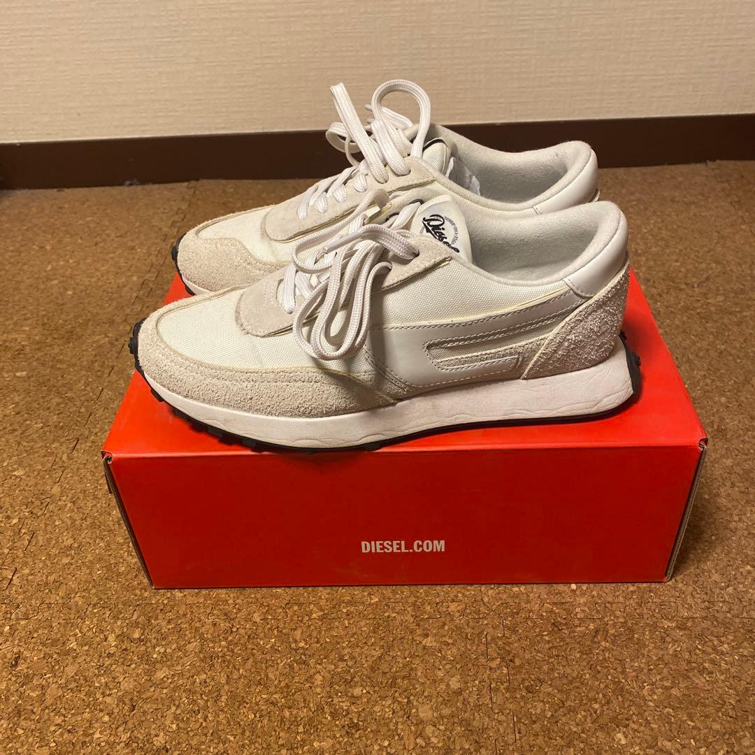 DIESEL ホワイト スニーカー 24cm