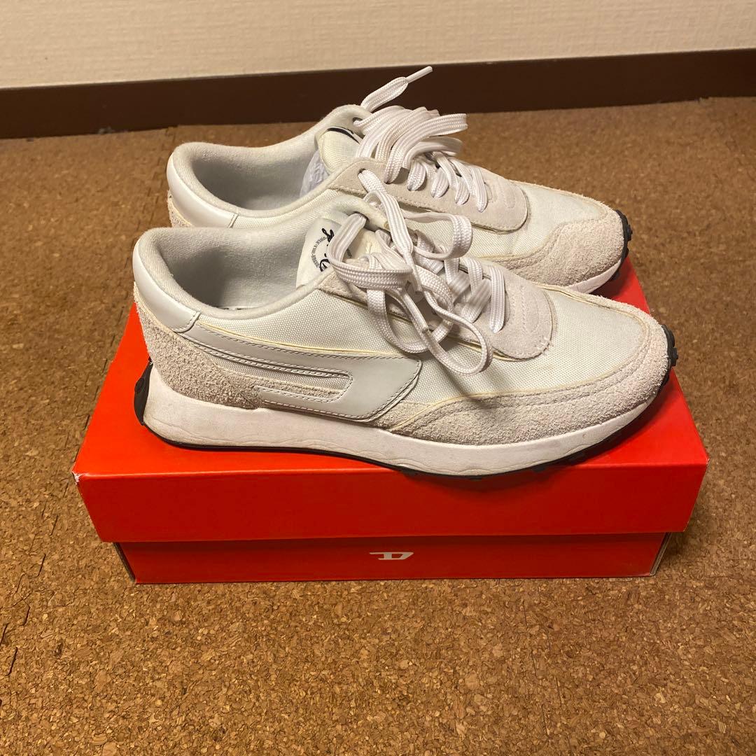 DIESEL ホワイト スニーカー 24cm