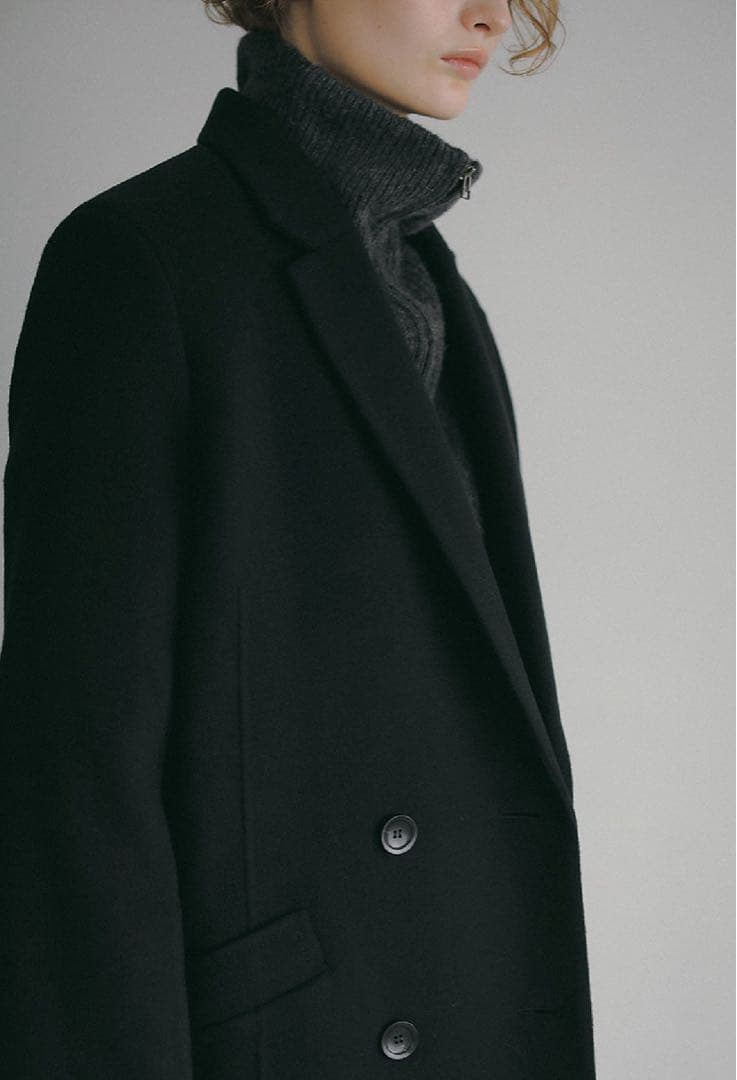 HER. カシミヤブレンドオーバージャケット