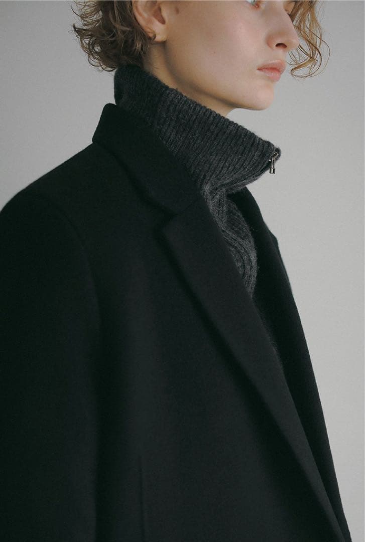 HER. カシミヤブレンドオーバージャケット
