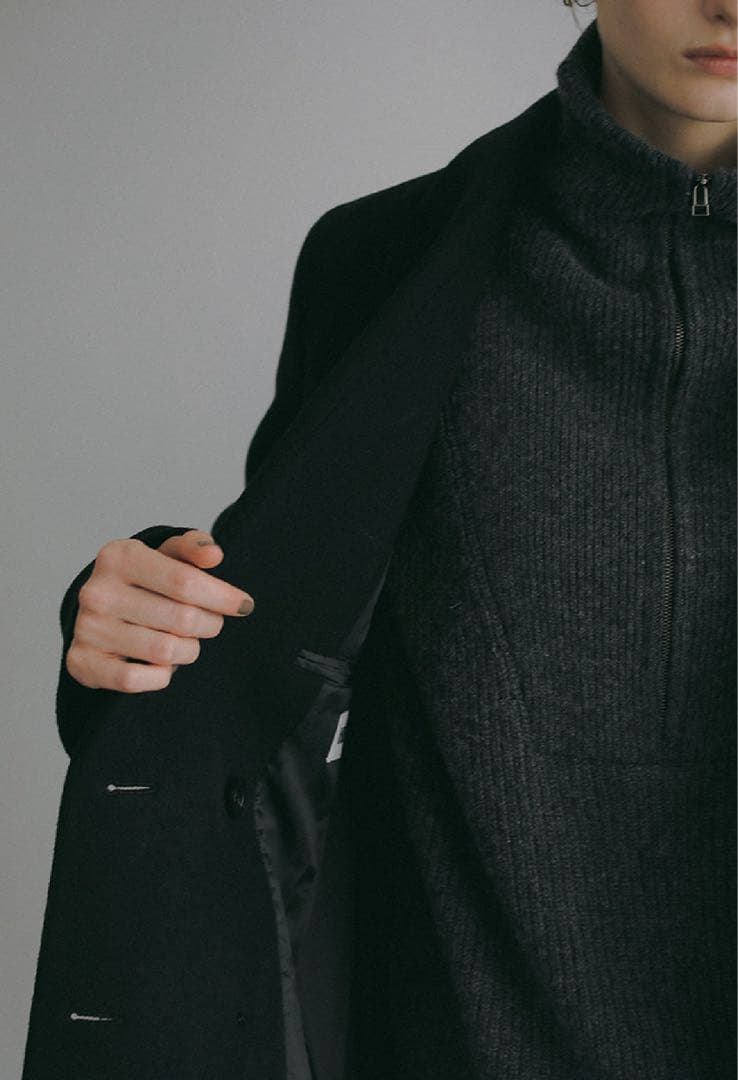 HER. カシミヤブレンドオーバージャケット