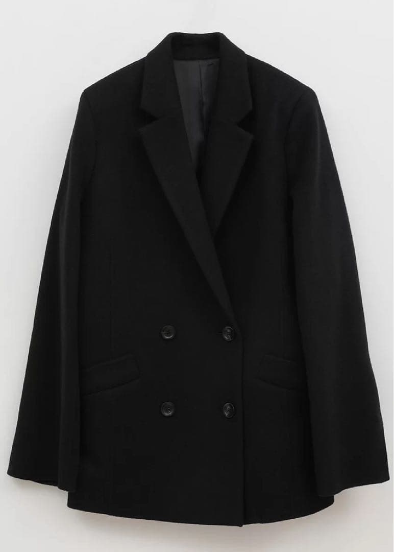 HER. カシミヤブレンドオーバージャケット