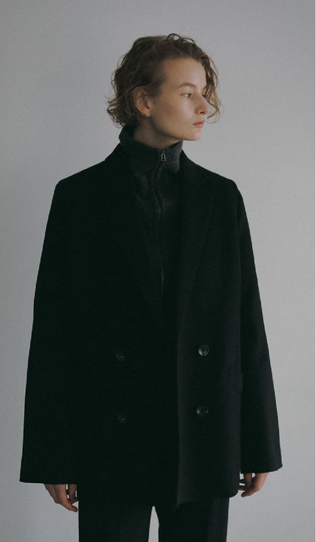 HER. カシミヤブレンドオーバージャケット