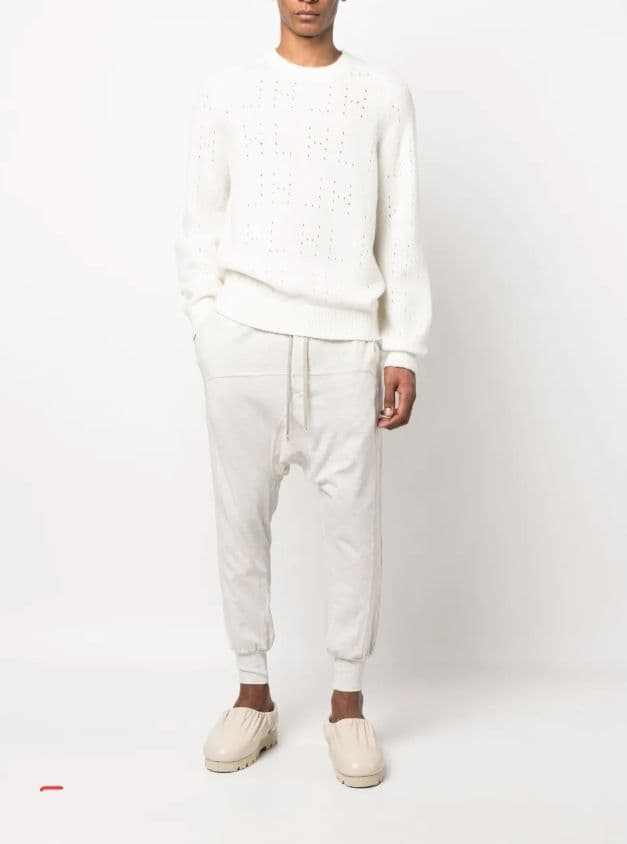 Rick Owens DRKSHDW プリズナー パンツ白サルエル　リック