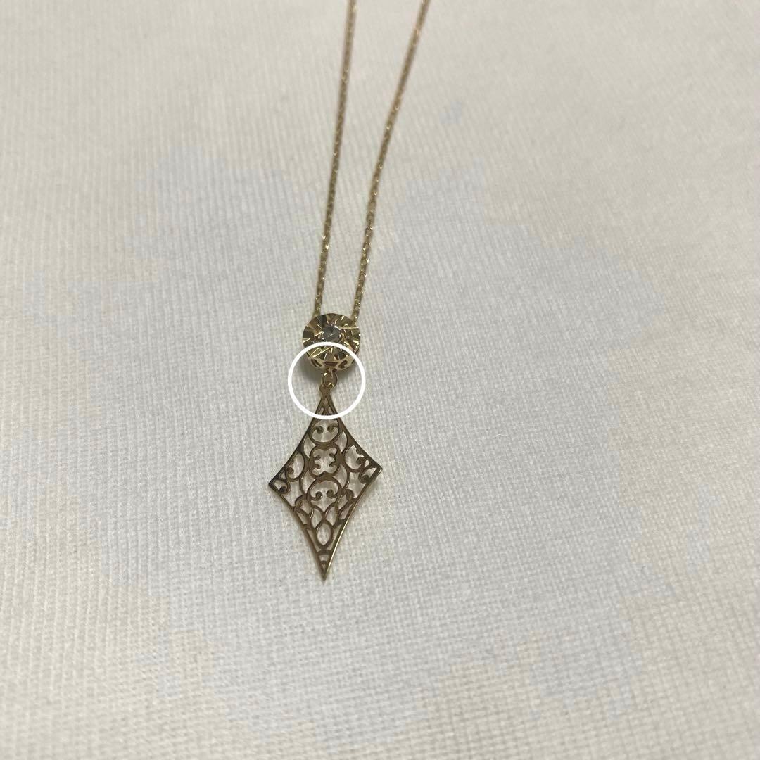 K18 YG（イエローゴールド）/WG （ホワイトゴールド）デザインネックレス