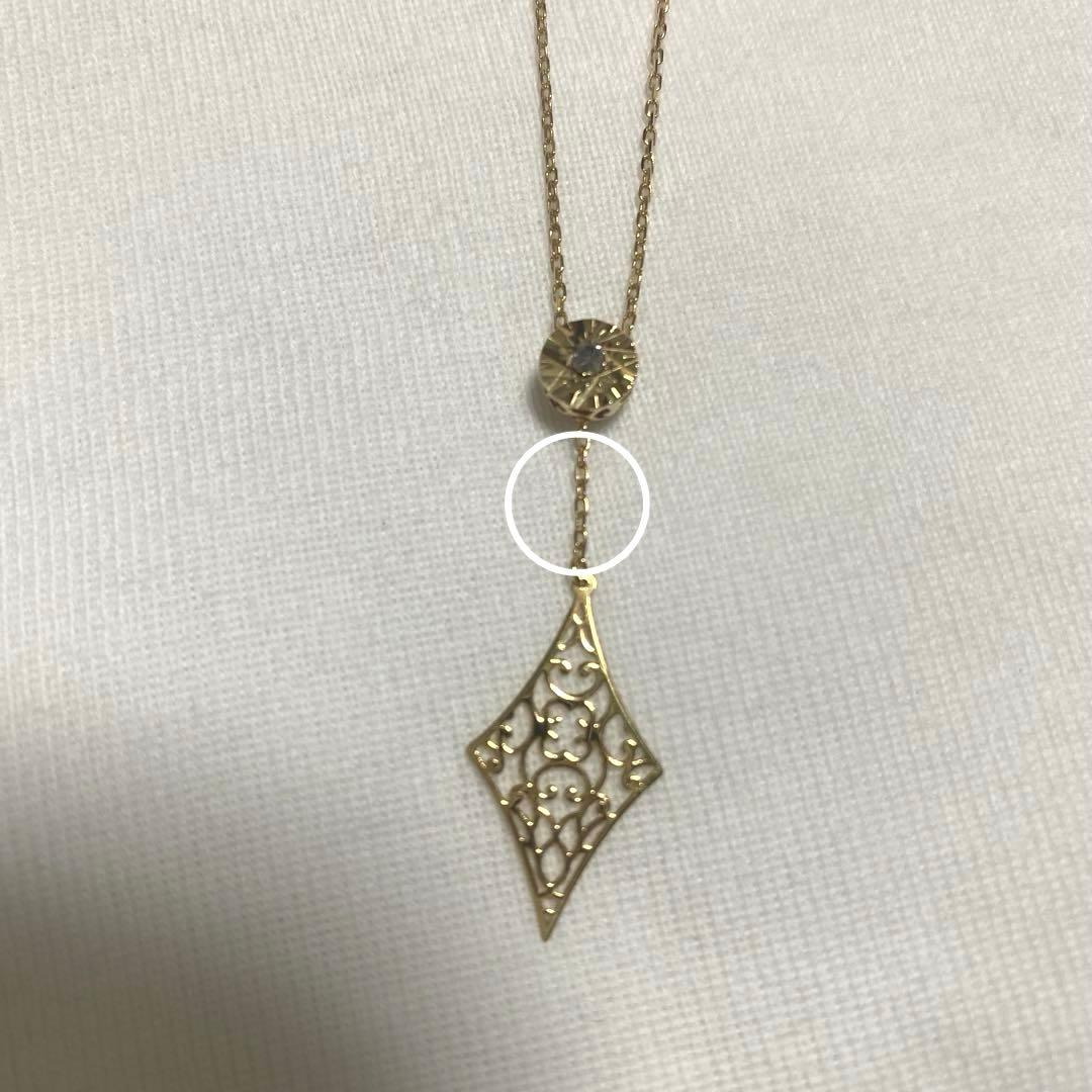 K18 YG（イエローゴールド）/WG （ホワイトゴールド）デザインネックレス