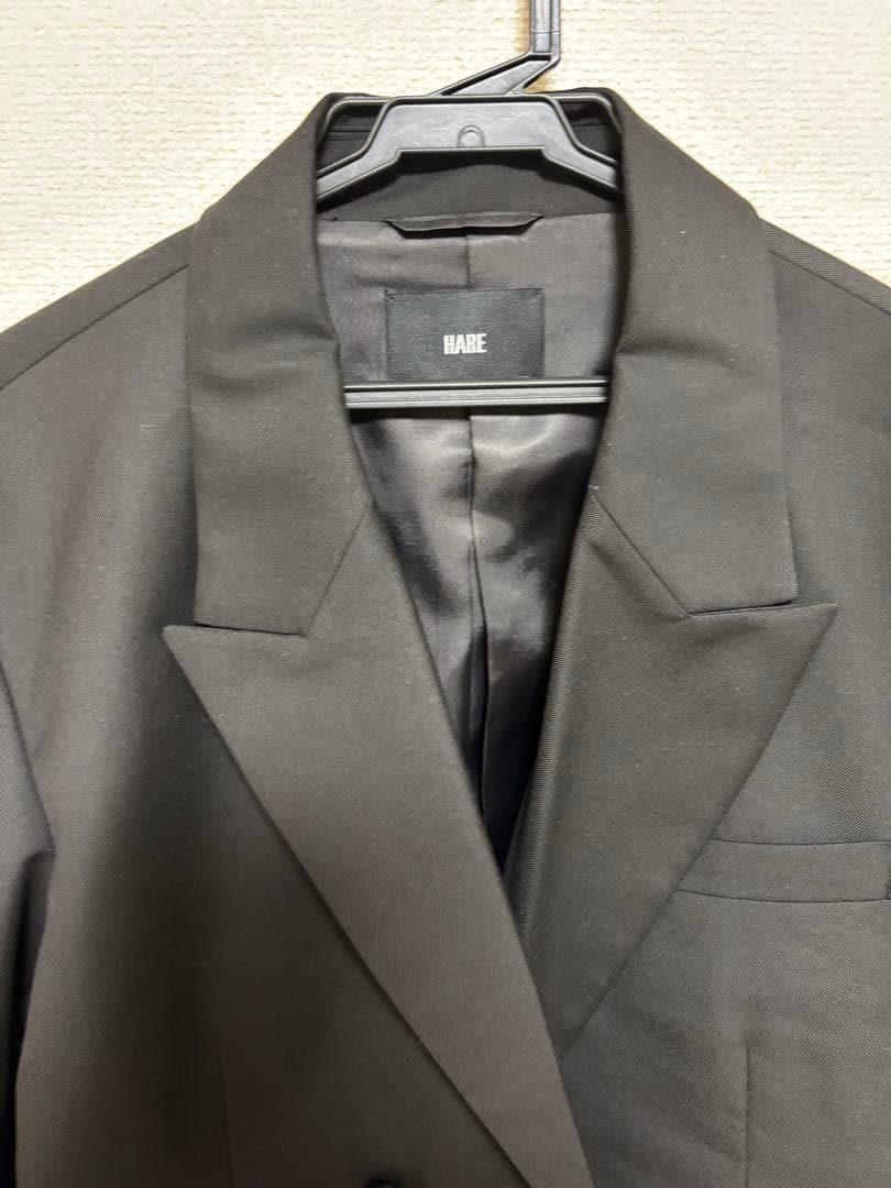 HARE 美品ショートダブルジャケット＆ストレートトラウザー セットアップ