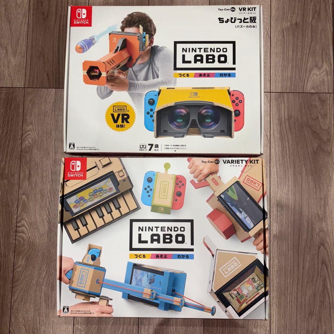 ✨未組立 訳有　Nintendo Labo Toy-Con 01 & 04 2点