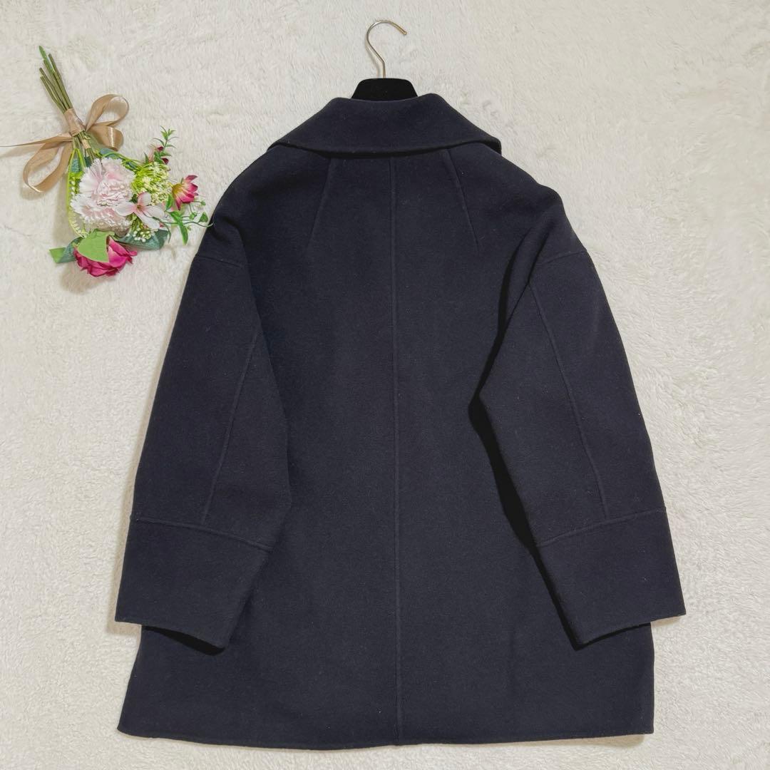 美品✨　ナノユニバース　PURE LAMBS リバーミドルコート　L　24AW